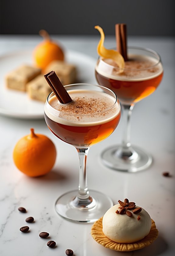 after dinner cocktails presentation techniques