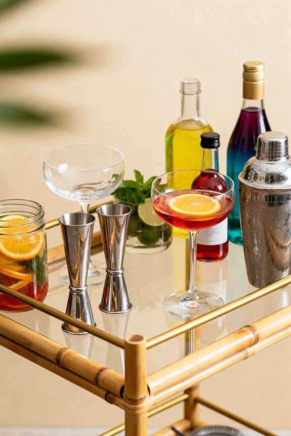 bamboo bar cart considerations