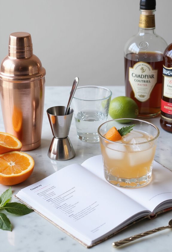 bartending skills through practice