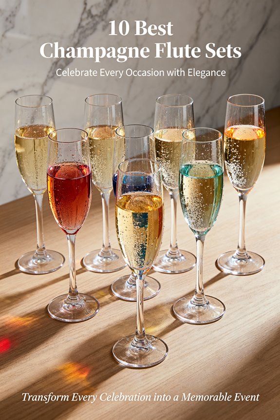 champagne flutes for celebrations
