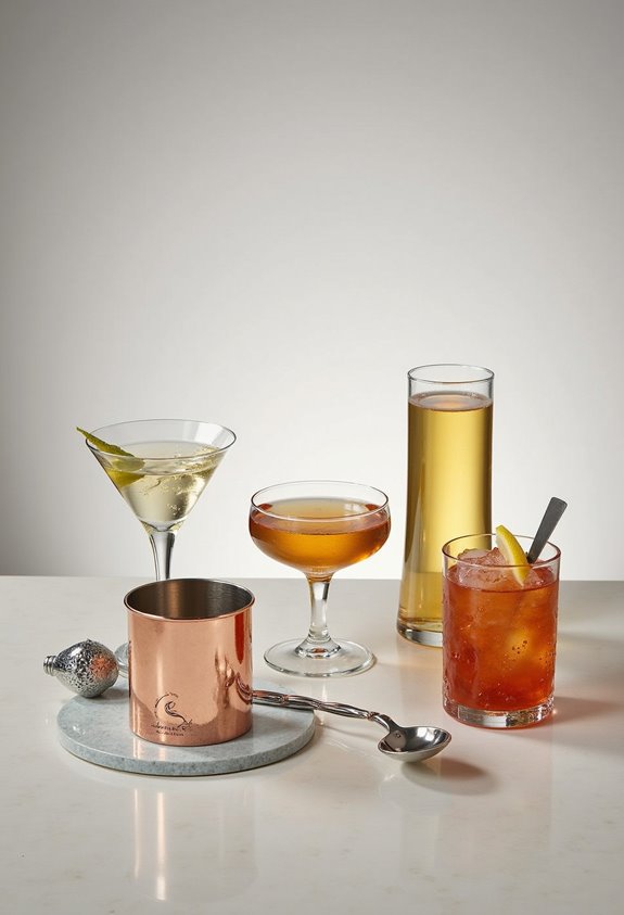 choose glasses for cocktails