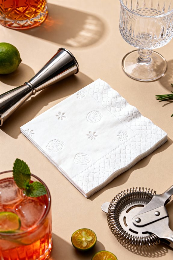 choose napkins wisely carefully