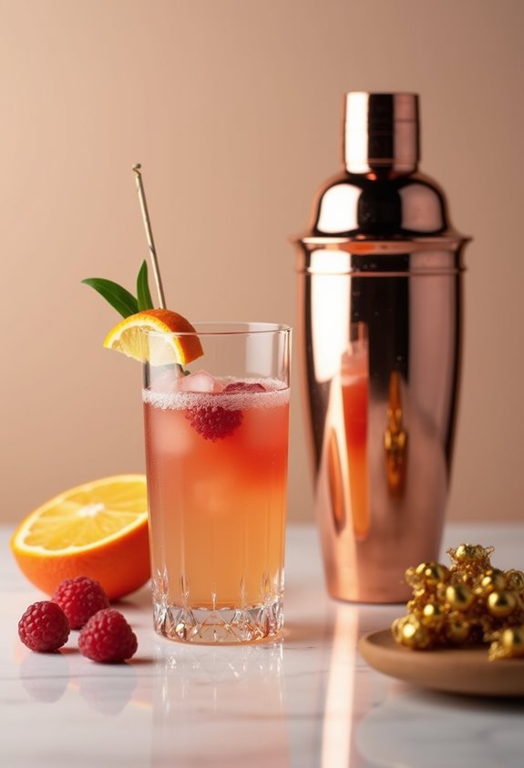 choosing rose gold shaker