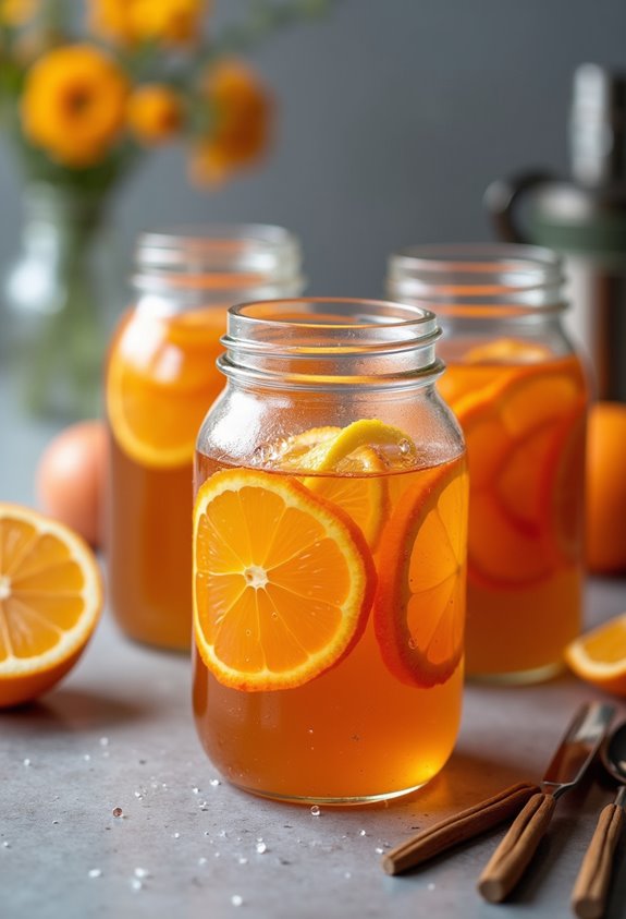 citrus infused high proof spirits