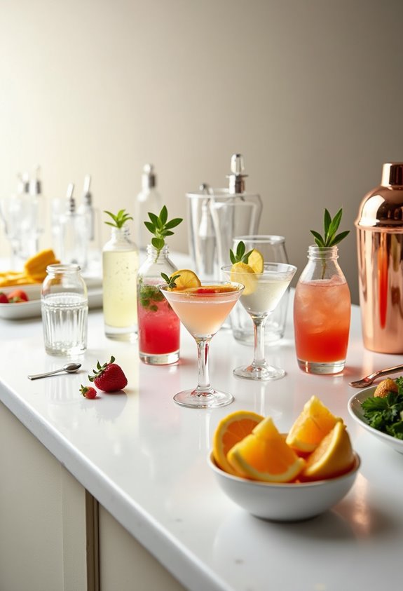 cocktail dinner party timeline
