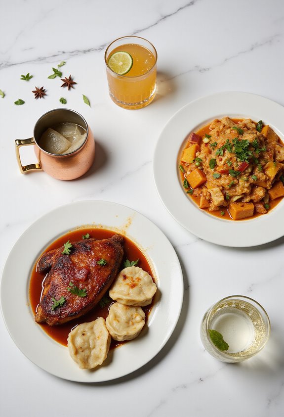 cocktails enhance asian dining