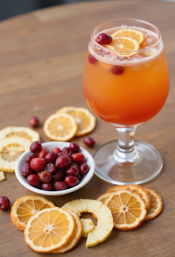 dehydrated fruits enhance cocktails