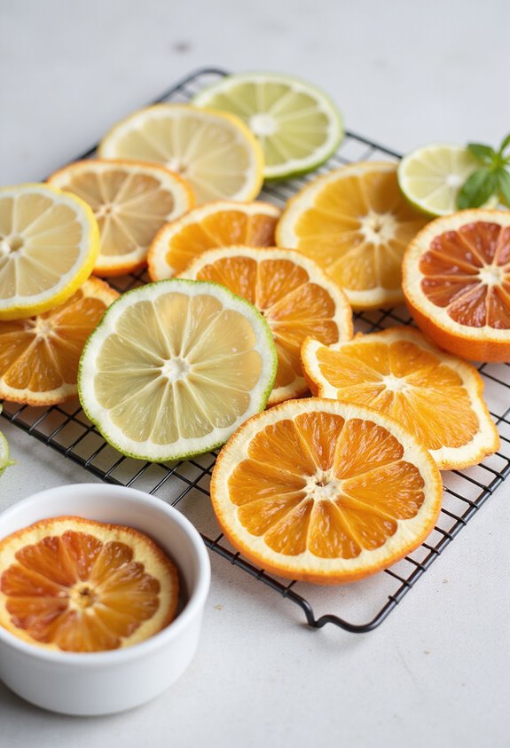 dehydrating citrus for bartending