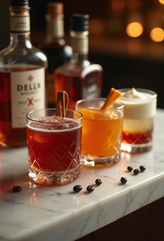 diverse after dinner cocktail options