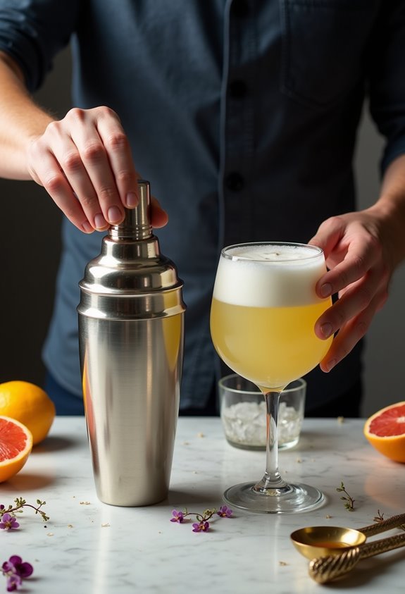 dry shaking improves foam