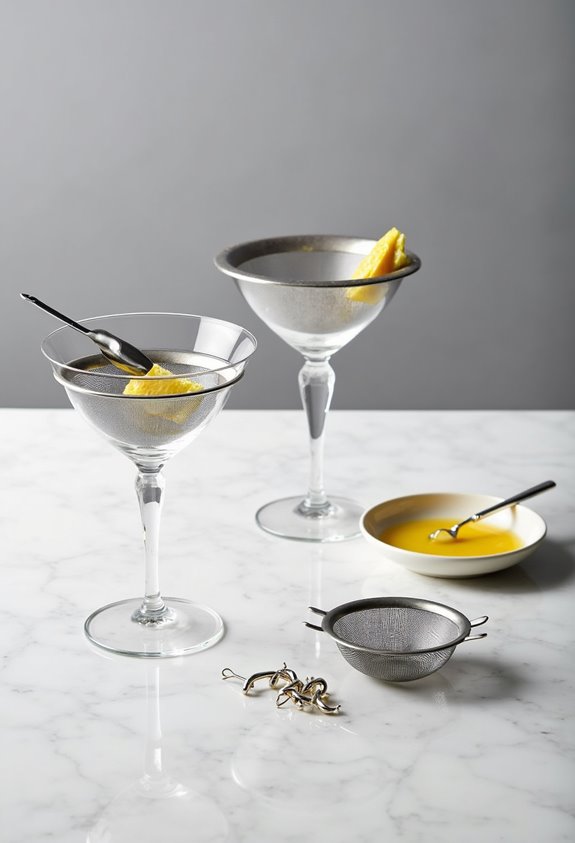 effective cocktail strainer techniques