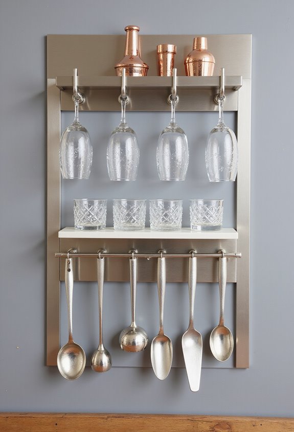 efficient vertical gym storage