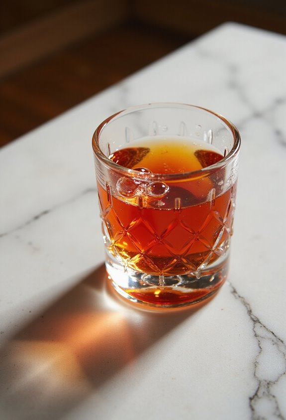 elegant crystal shot glasses