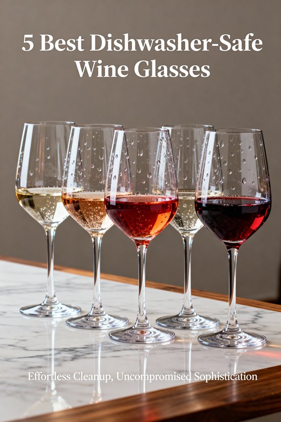 elegant dishwasher safe wine glasses