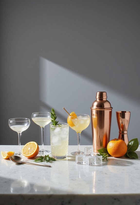 elegant durable cocktail glassware
