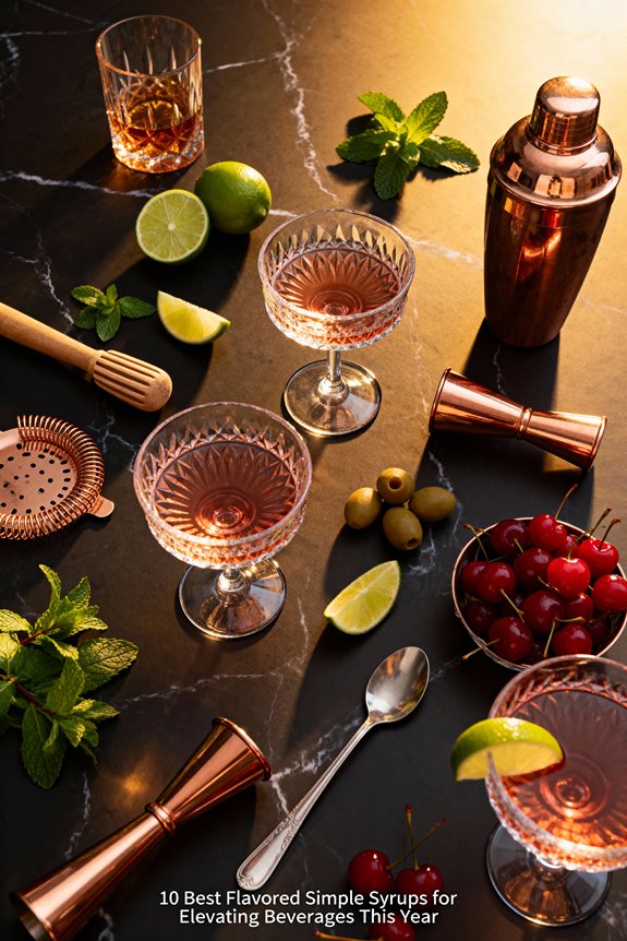 elevate beverages with syrups