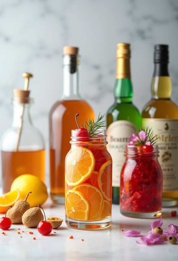 elevating cocktails with garnishes