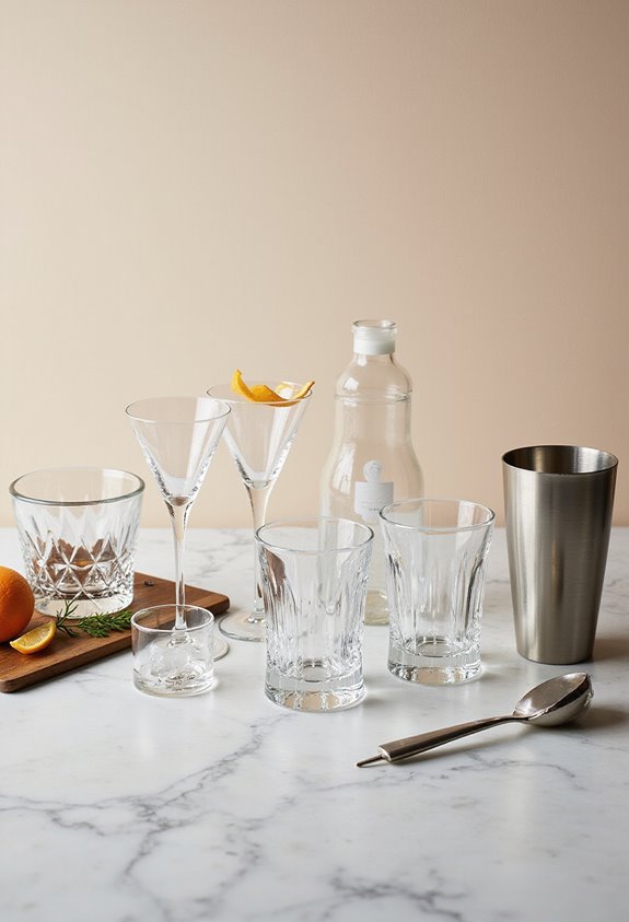 essential glassware for cocktails