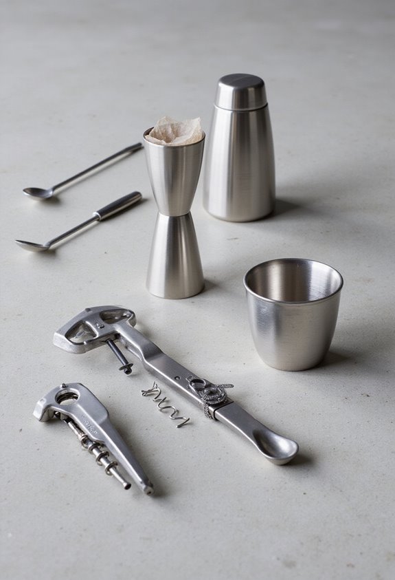 essential home bar tools