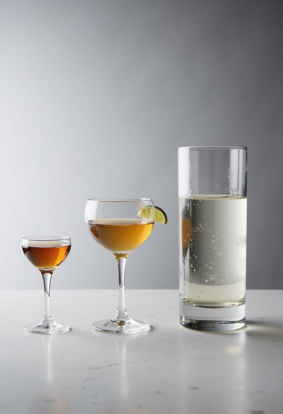 glass size affects drink strength