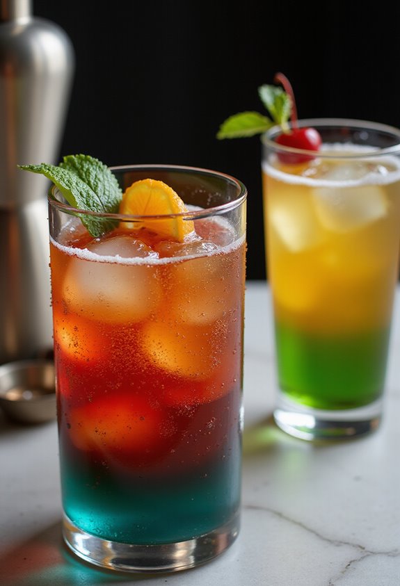 layering techniques for cocktails
