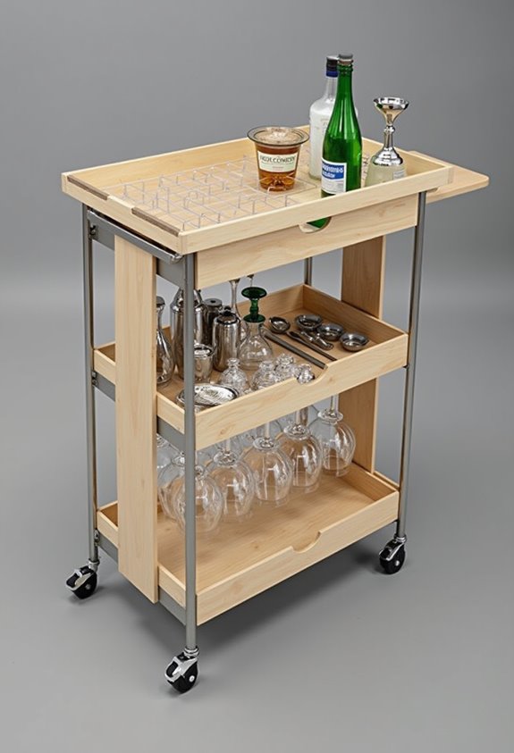 mobile bar storage solutions