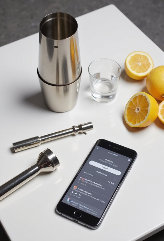 mobile cocktail crafting tools