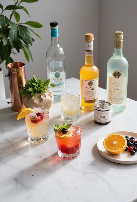 non alcoholic spirits and mixers