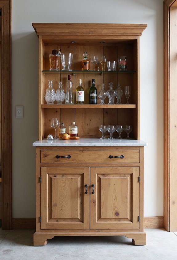 rustic bar cabinets review