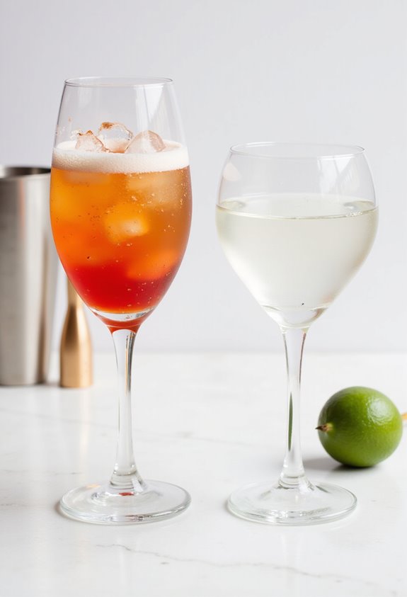 shaken cocktails visual allure