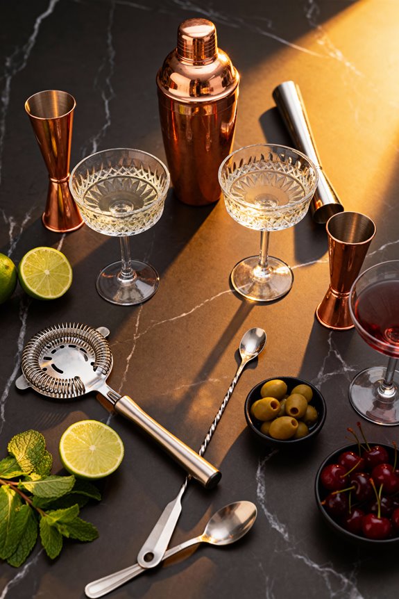 stylish vintage bar carts