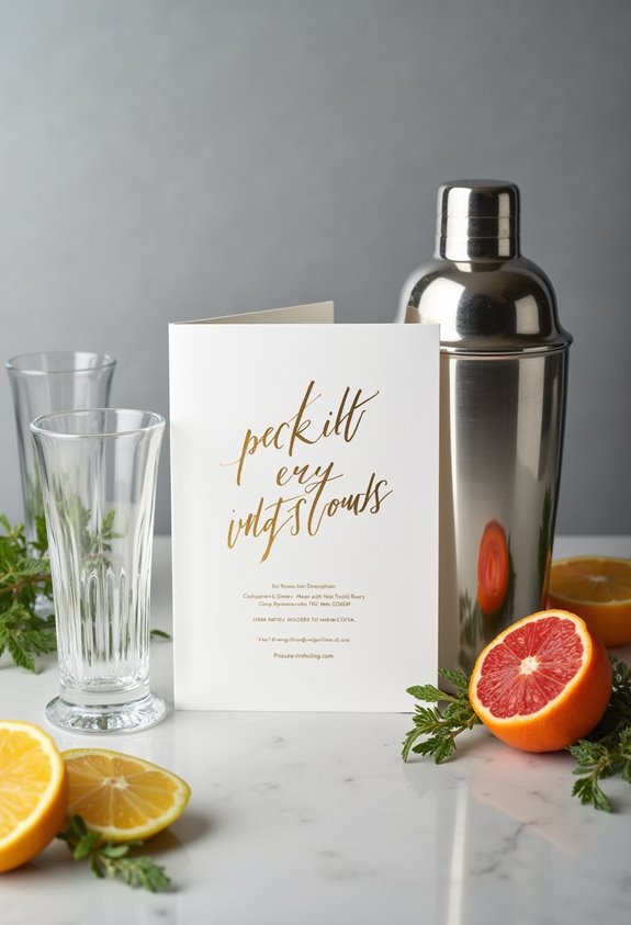 themed cocktail party invitations