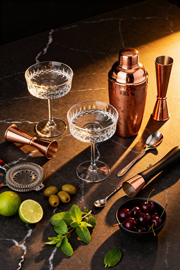 top cocktail mixing glasses