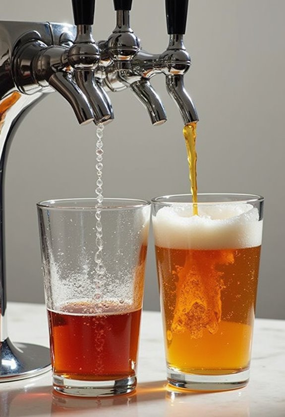 top dual tap kegerators