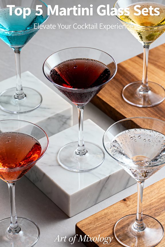 top martini glass sets