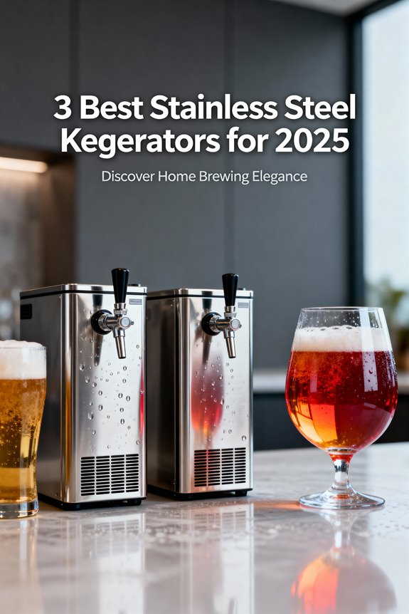 top stainless steel kegerators