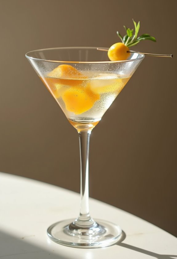 vintage martini glass considerations